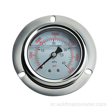 1.6% 60mm 1000bar manometer 액체 충전 압력 게이지